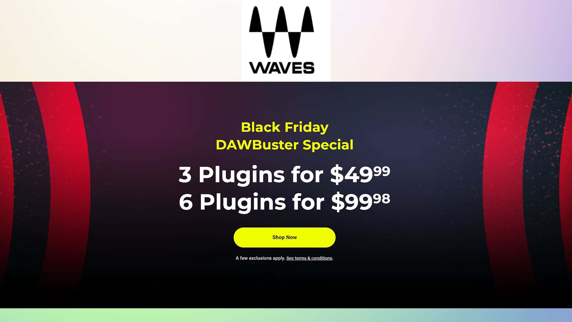 Waves Black Friday Software