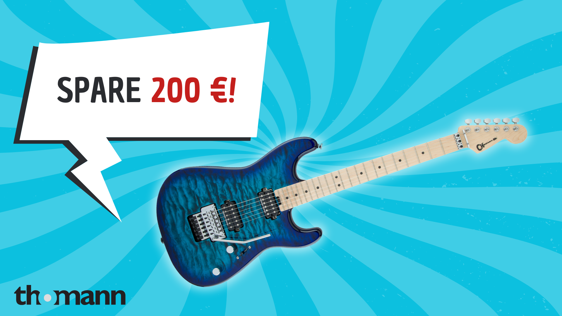 Thomann Angebot Charvel Pro Mod San Dimas 1 HH FR CLB