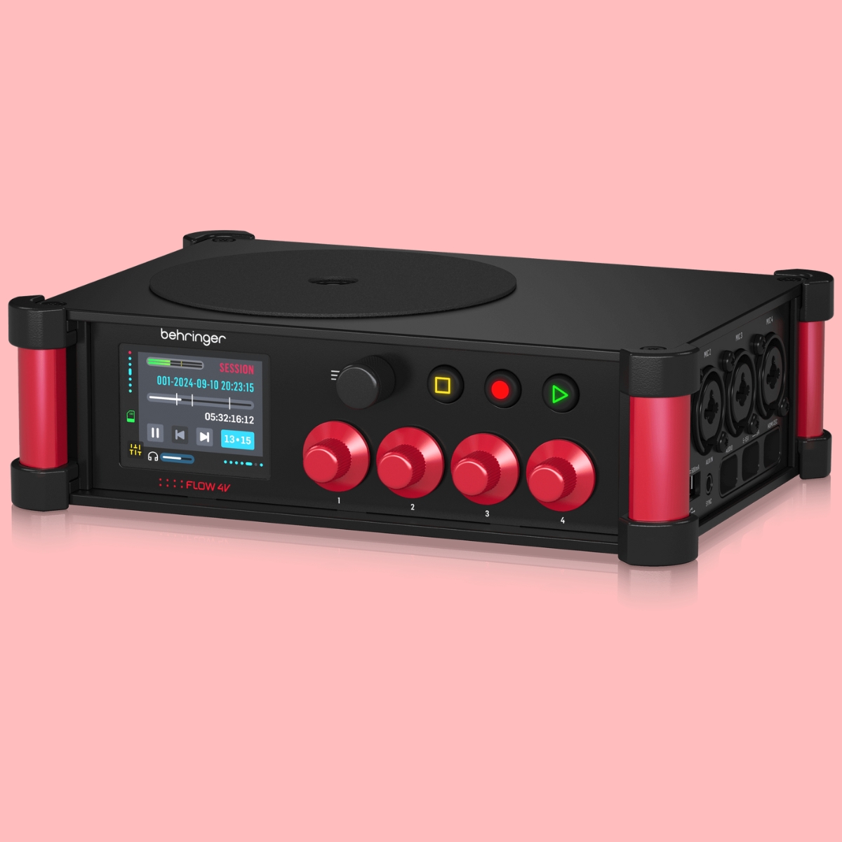 Lamar Software Interface Behringer FLOW 4V: Field Recorder trifft USB-Interface ⋆ delamar.de